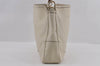 Authentic GUCCI Bamboo 2Way Shoulder Cross Body Bag Leather 282315 White 3228I