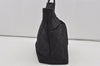 Authentic GUCCI Vintage Tote Hand Bag GG Canvas Leather 0021080 Black 3232I