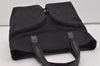 Authentic GUCCI Vintage Tote Hand Bag GG Canvas Leather 0021080 Black 3232I