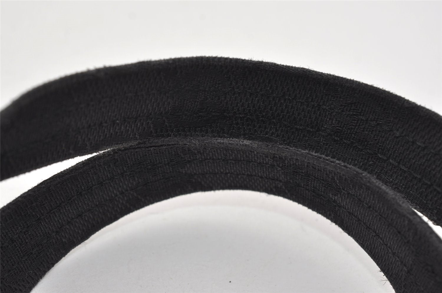 Authentic GUCCI Vintage Tote Hand Bag GG Canvas Leather 0021080 Black 3232I