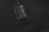 Authentic GUCCI Vintage Tote Hand Bag GG Canvas Leather 0021080 Black 3232I