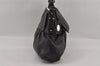 Authentic FENDI Selleria Vintage Shoulder Hand Bag Leather Black 3234I