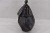 Authentic FENDI Selleria Vintage Shoulder Hand Bag Leather Black 3234I