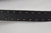 Authentic FENDI Selleria Vintage Shoulder Hand Bag Leather Black 3234I
