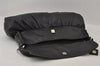 Authentic FENDI Selleria Vintage Shoulder Hand Bag Leather Black 3234I