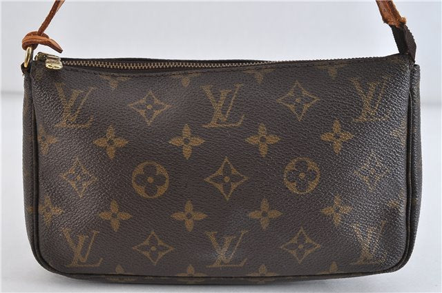 Authentic LOUIS VUITTON Monogram Pochette Accessoires Pouch M51980 LV 3235C
