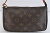 Authentic LOUIS VUITTON Monogram Pochette Accessoires Pouch M51980 LV 3235C
