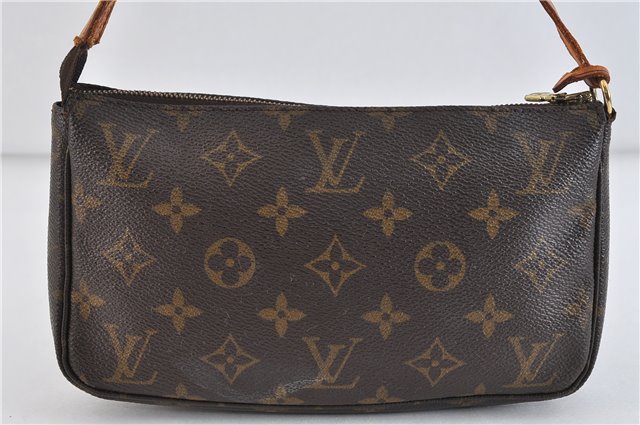 Authentic LOUIS VUITTON Monogram Pochette Accessoires Pouch M51980 LV 3235C