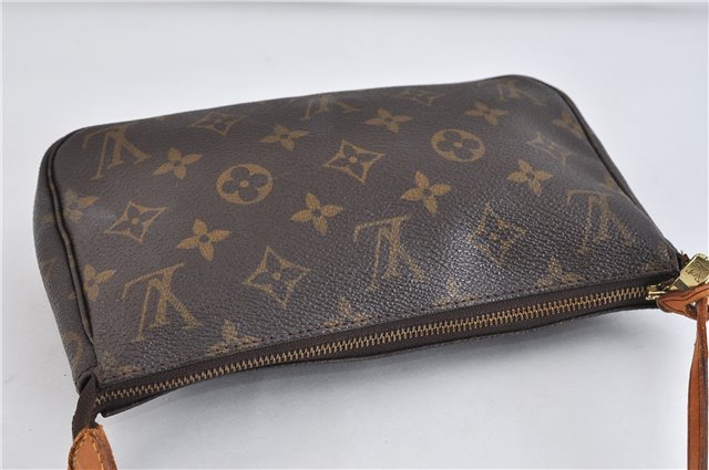 Authentic LOUIS VUITTON Monogram Pochette Accessoires Pouch M51980 LV 3235C