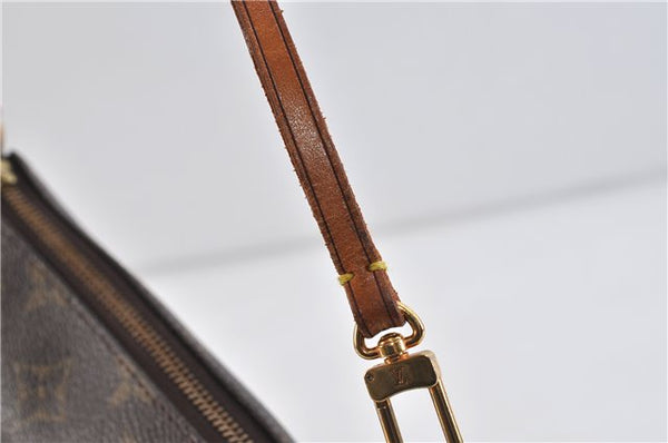 Authentic LOUIS VUITTON Monogram Pochette Accessoires Pouch M51980 LV 3235C