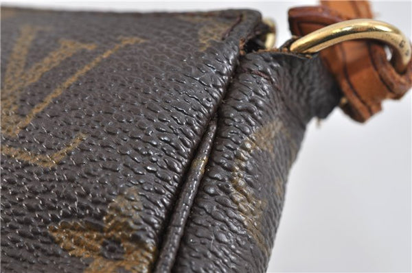Authentic LOUIS VUITTON Monogram Pochette Accessoires Pouch M51980 LV 3235C