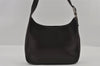 Authentic PRADA Vintage Leather Shoulder Hand Bag Purse Brown 3236I