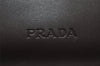 Authentic PRADA Vintage Leather Shoulder Hand Bag Purse Brown 3236I