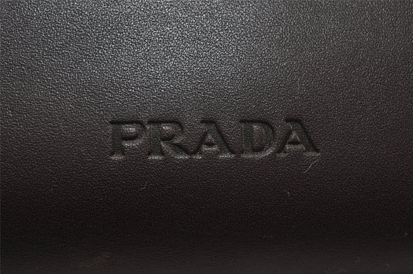 Authentic PRADA Vintage Leather Shoulder Hand Bag Purse Brown 3236I