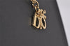 Authentic Christian Dior Gold Tone Chain Pendant Necklace CD 3238I