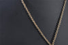 Authentic Christian Dior Gold Tone Chain Pendant Necklace CD 3238I