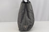 Authentic PRADA TESSUTO IMPUNTU Nylon Plastic Hand Bag B8851 Gray 3239I