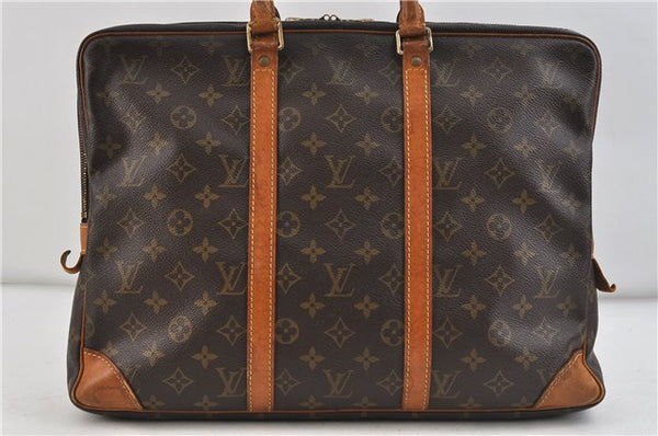 Auth Louis Vuitton Monogram Porte Documents Voyage Briefcase M53361 LV 3241D