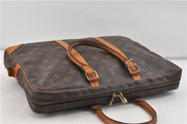 Auth Louis Vuitton Monogram Porte Documents Voyage Briefcase M53361 LV 3241D
