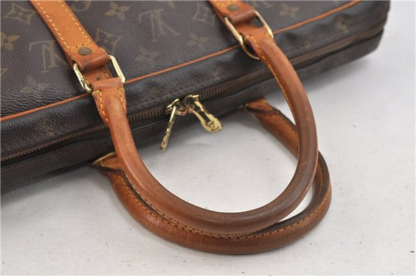 Auth Louis Vuitton Monogram Porte Documents Voyage Briefcase M53361 LV 3241D