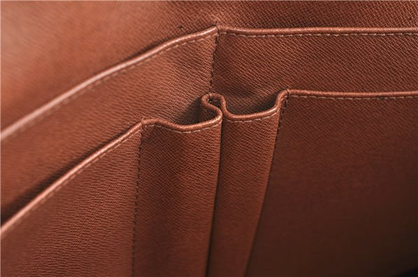 Auth Louis Vuitton Monogram Porte Documents Voyage Briefcase M53361 LV 3241D