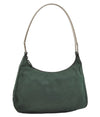 Authentic PRADA Nylon Tessuto Plastic Shoulder Hand Bag Purse Green 3242I