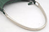 Authentic PRADA Nylon Tessuto Plastic Shoulder Hand Bag Purse Green 3242I