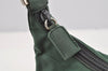 Authentic PRADA Nylon Tessuto Plastic Shoulder Hand Bag Purse Green 3242I