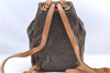 Authentic CELINE Macadam Blason Pattern Backpack PVC Leather Brown Beige 3246B