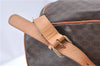 Authentic CELINE Macadam Blason Pattern Backpack PVC Leather Brown Beige 3246B