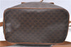 Authentic CELINE Macadam Blason Pattern Backpack PVC Leather Brown Beige 3246B