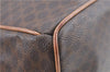 Authentic CELINE Macadam Blason Pattern Backpack PVC Leather Brown Beige 3246B