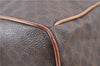Authentic CELINE Macadam Blason Pattern Backpack PVC Leather Brown Beige 3246B
