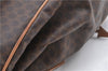 Authentic CELINE Macadam Blason Pattern Backpack PVC Leather Brown Beige 3246B