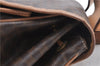 Authentic CELINE Macadam Blason Pattern Backpack PVC Leather Brown Beige 3246B