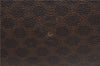 Authentic CELINE Macadam Blason Pattern Backpack PVC Leather Brown Beige 3246B