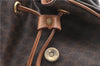 Authentic CELINE Macadam Blason Pattern Backpack PVC Leather Brown Beige 3246B