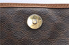 Authentic CELINE Macadam Blason Pattern Backpack PVC Leather Brown Beige 3246B