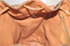 Authentic CELINE Macadam Blason Pattern Backpack PVC Leather Brown Beige 3246B