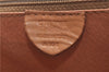 Authentic CELINE Macadam Blason Pattern Backpack PVC Leather Brown Beige 3246B