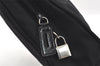 Authentic PRADA Vintage Nylon Tessuto Leather Shoulder Hand Bag Black 3246I
