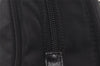 Authentic PRADA Vintage Nylon Tessuto Leather Shoulder Hand Bag Black 3246I