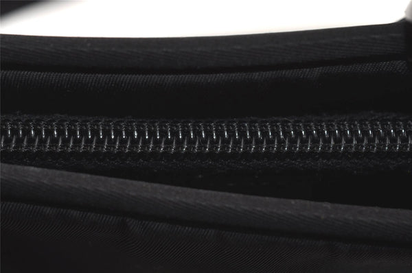 Authentic PRADA Vintage Nylon Tessuto Leather Shoulder Hand Bag Black 3246I