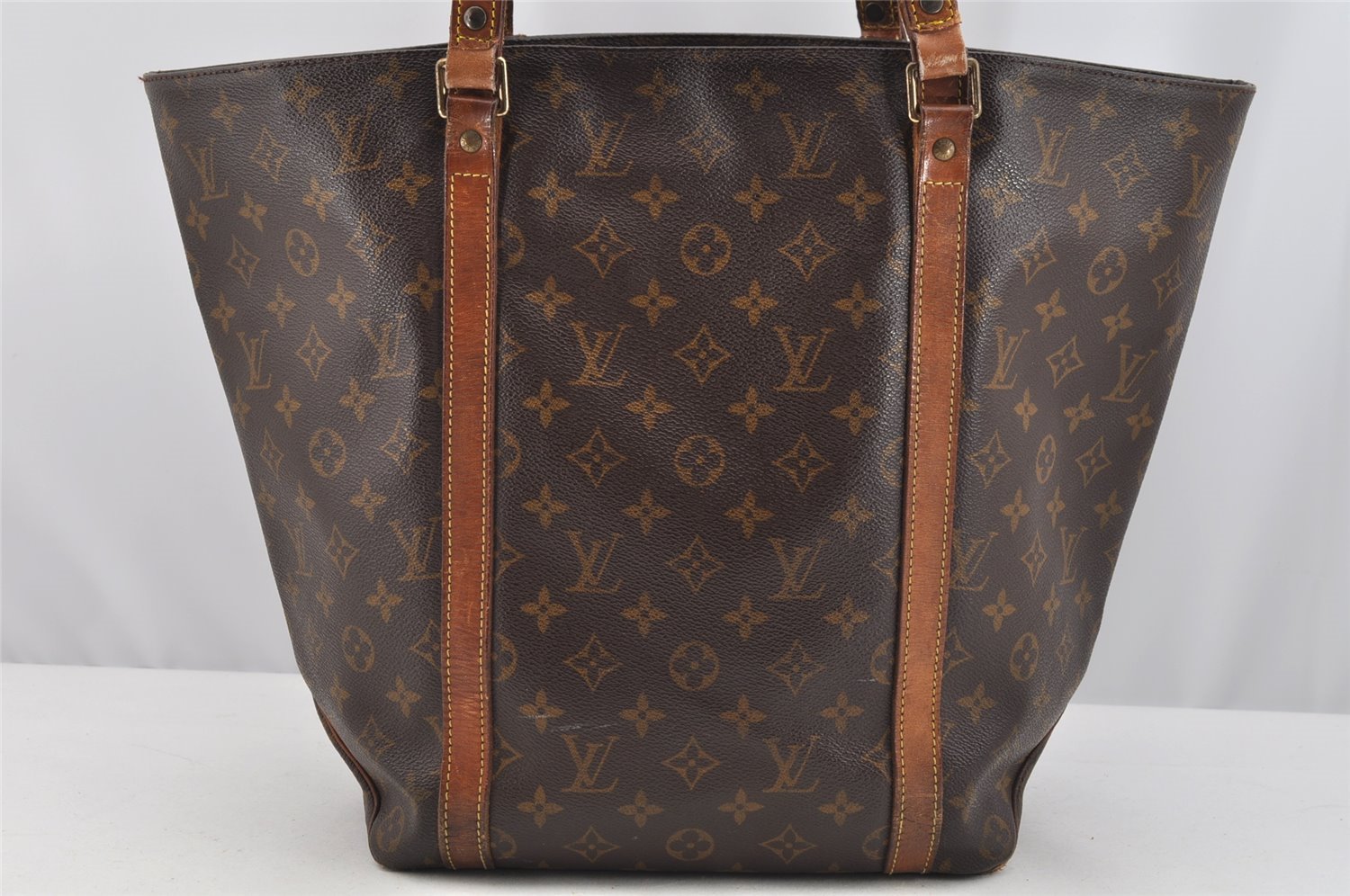 Authentic Louis Vuitton Monogram Sac Shopping PM Tote Bag M51108 LV 3248I