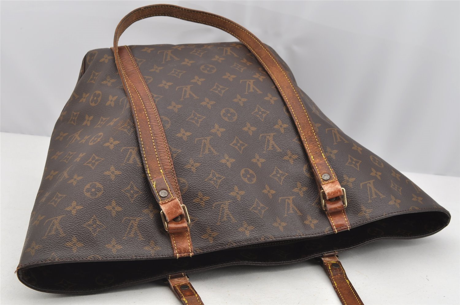 Authentic Louis Vuitton Monogram Sac Shopping PM Tote Bag M51108 LV 3248I