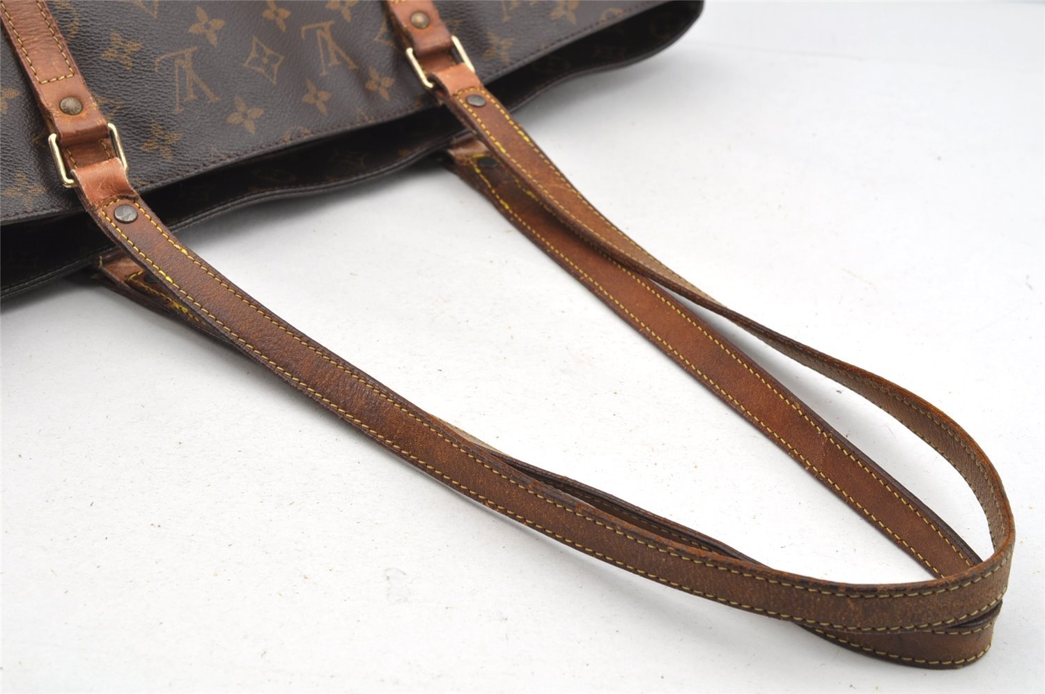 Authentic Louis Vuitton Monogram Sac Shopping PM Tote Bag M51108 LV 3248I