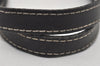 Authentic PRADA TESSUTO ACCIAIO Nylon Leather Hand Bag BR1166 Black 3250I