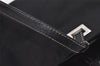 Authentic PRADA TESSUTO ACCIAIO Nylon Leather Hand Bag BR1166 Black 3250I