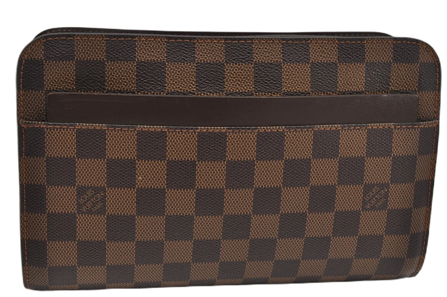 Authentic Louis Vuitton Damier Saint Louis Clutch Hand Bag Purse N51993 LV 3252F