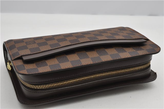 Authentic Louis Vuitton Damier Saint Louis Clutch Hand Bag Purse N51993 LV 3252F